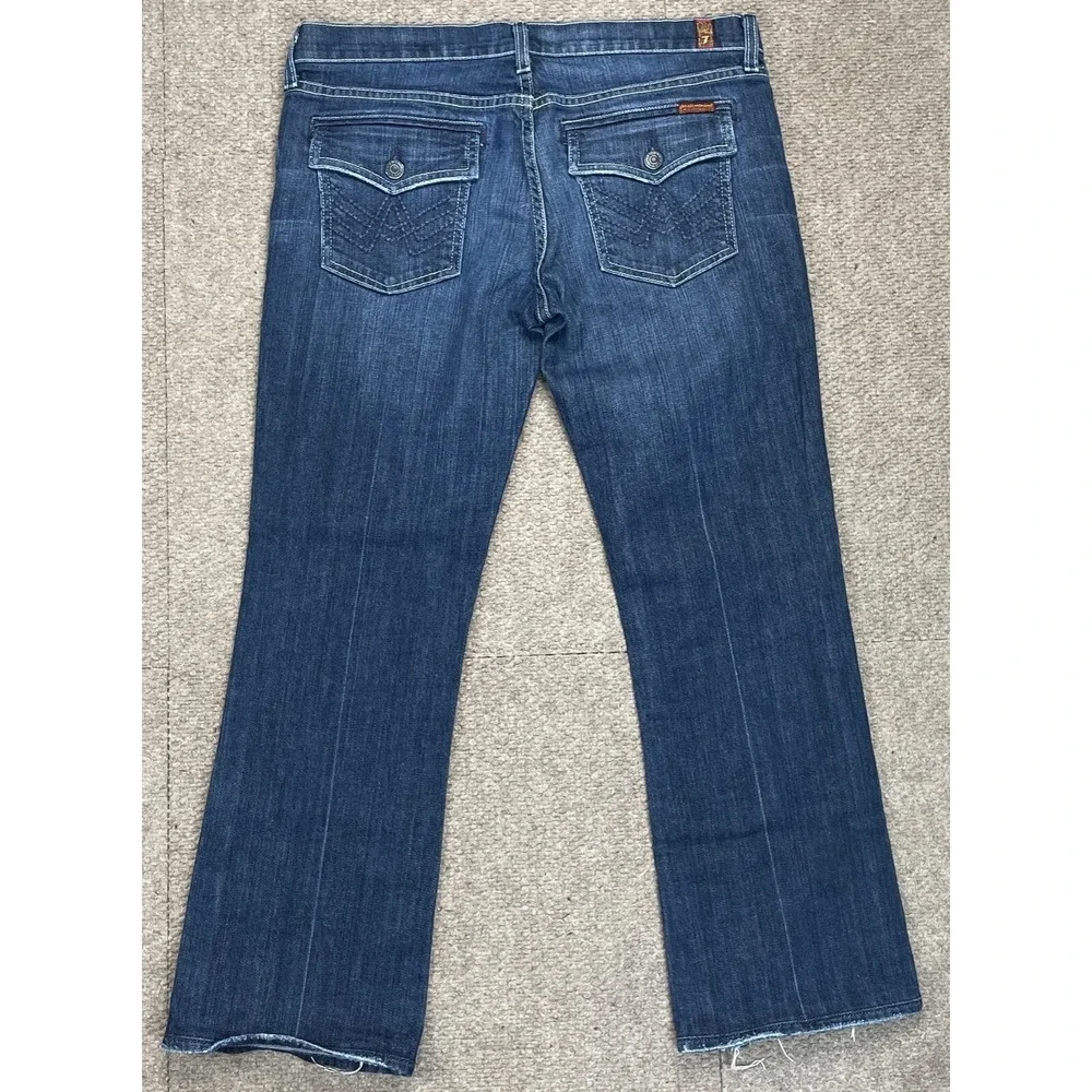 7 For All‎ Mankind Women's Embroidered Bootcut Jeans Size 32